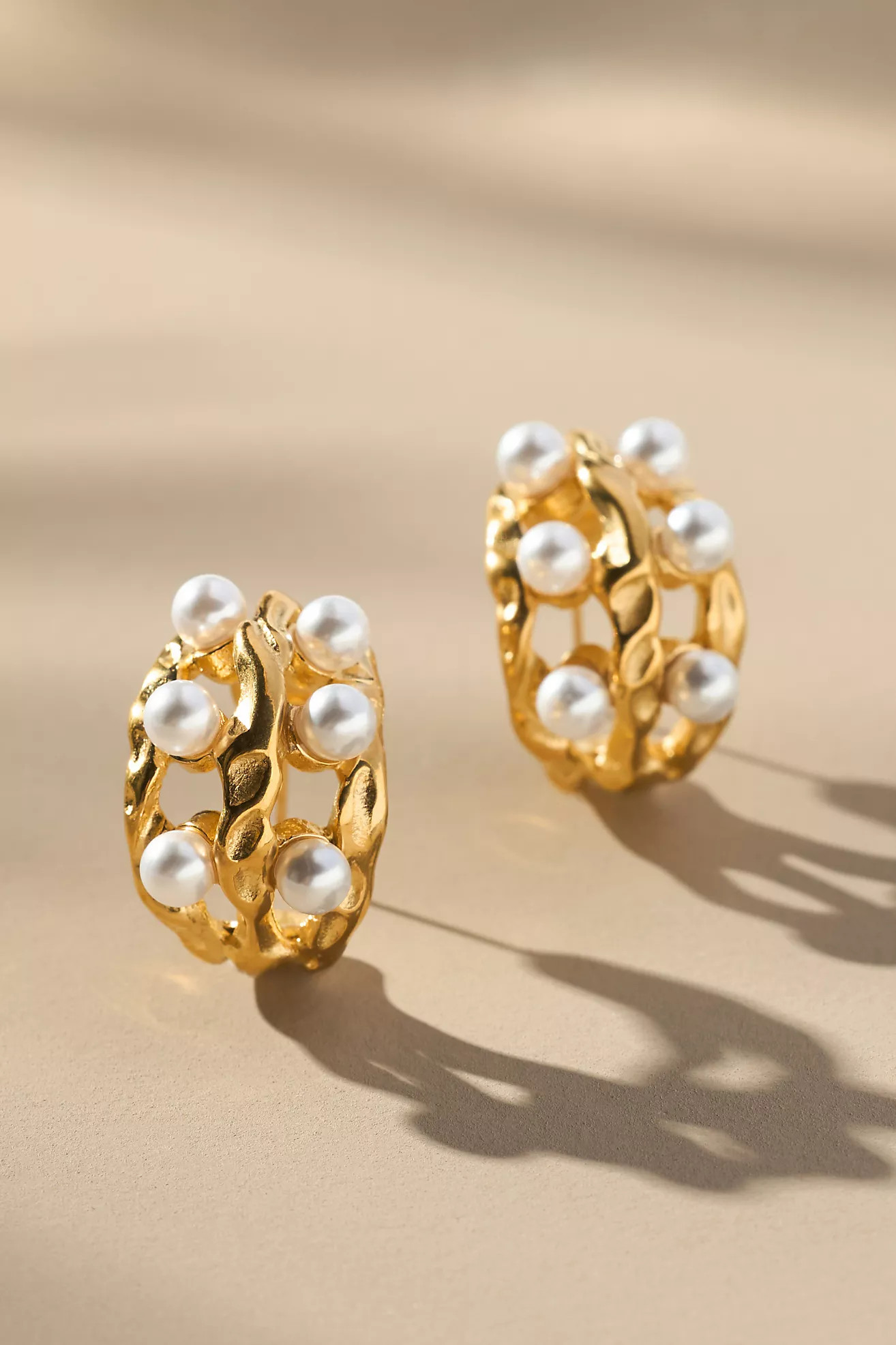 8 Other Reasons Pearl Hoop Earrings | Anthropologie (US)