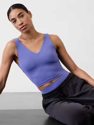 Transcend V-Neck Crop Bra A-C | Athleta