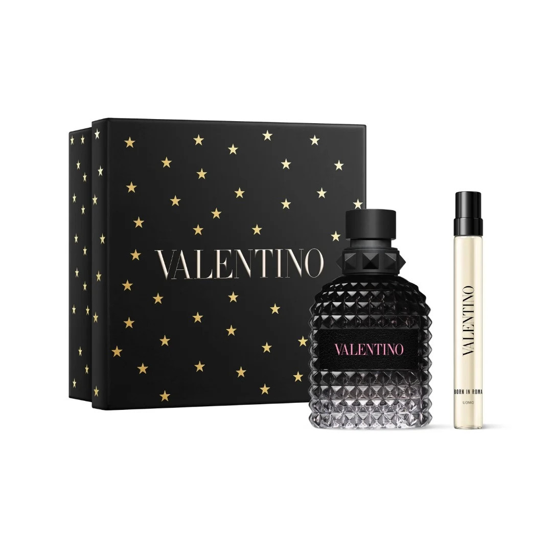 Valentino Beauty Born In Roma Uomo Eau De Toilette Gift Set | Men's Cologne | Valentino Beauty