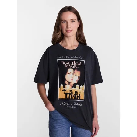 Practical Magic Women's Halloween Graphic Tee with Short Sleeves, Sizes XXS-XXL | Walmart (US)