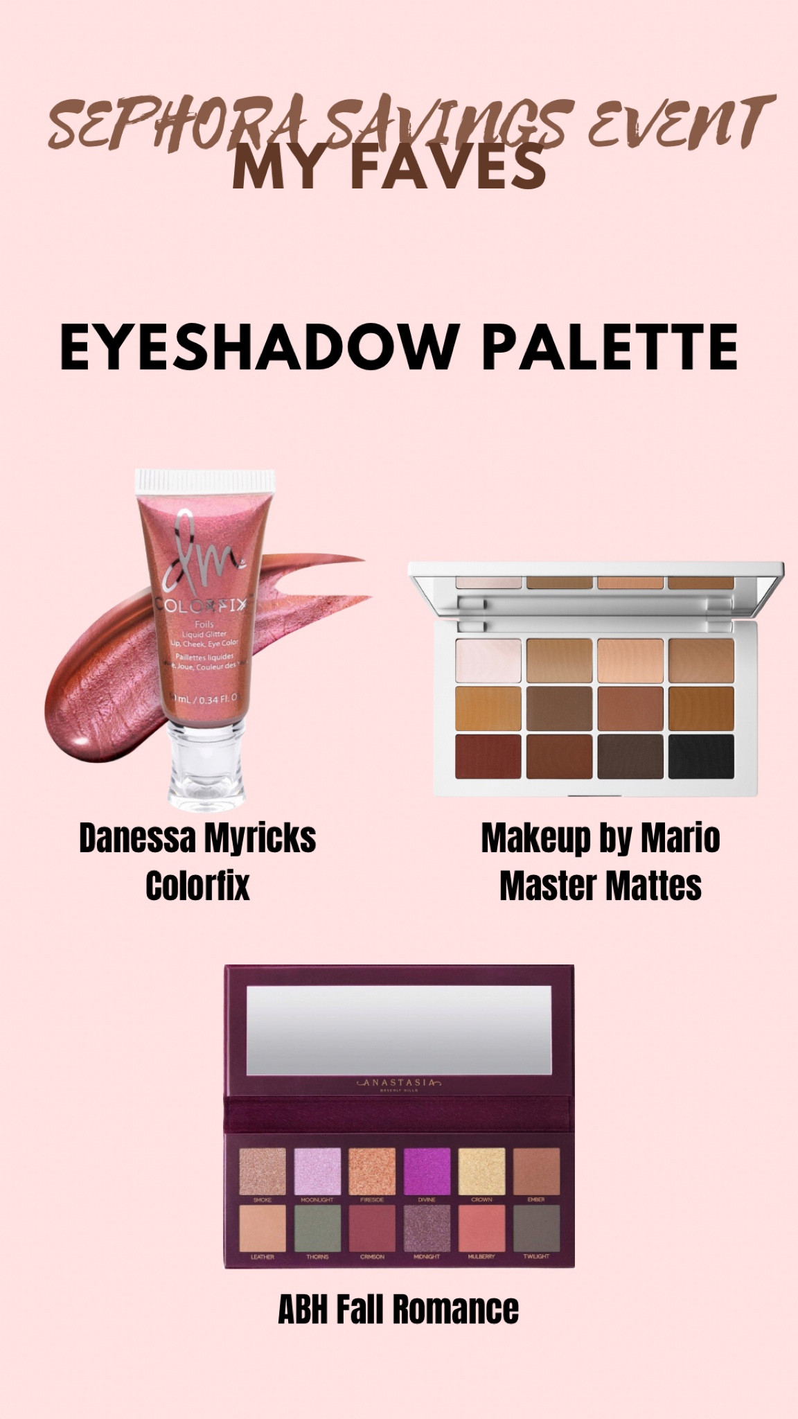 Sephora Savings Event - Eyeshadows 

#LTKxSephora #LTKbeauty #LTKsalealert