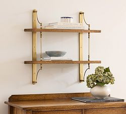 Summerville Two-Tiered Shelf (30") | Pottery Barn (US)