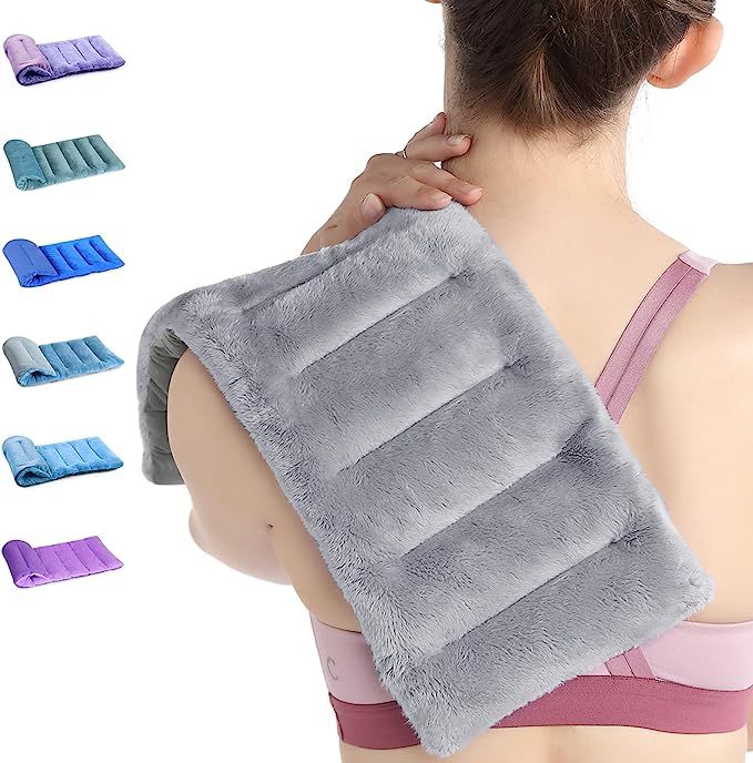 SuzziPad Heating Pad Microwavable for Pain Relief, 7x18" Microwave Heat Pad for Neck Pain, Should... | Amazon (US)