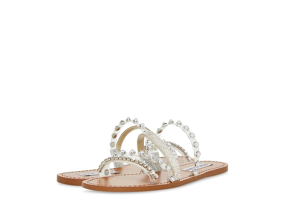 Steve Madden Attentive Sandal (Rhinestone) Women's Shoes | Zappos