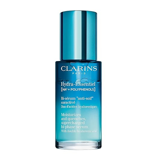 Clarins Hydra-Essentiel Bi-Phase Face Serum | Intense Hydrating Serum| 60 Seconds to Plumper Skin... | Amazon (US)