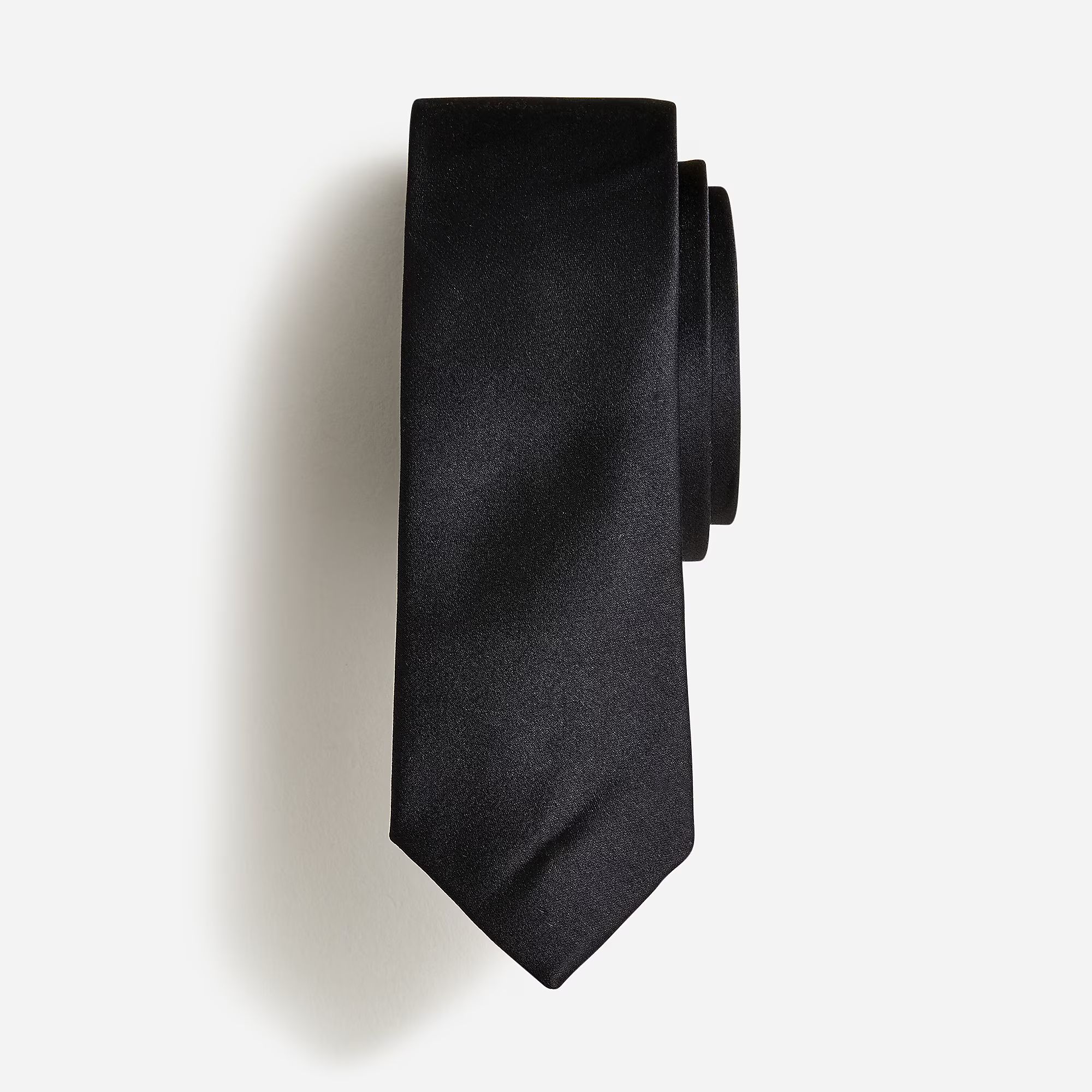 Boys' silk tie in black | J.Crew US