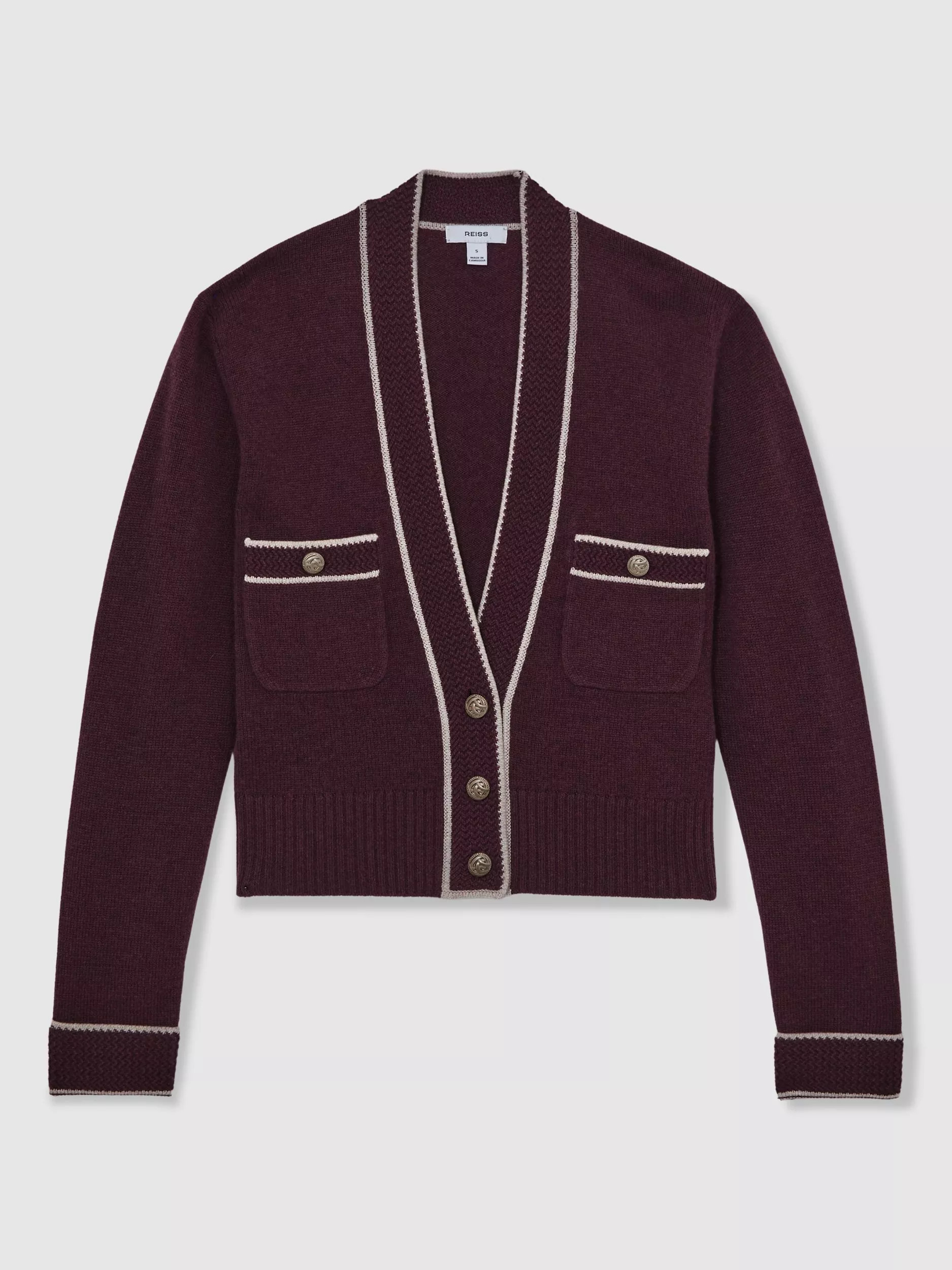 Reiss Eloise Wool Rich Cardigan | John Lewis (UK)