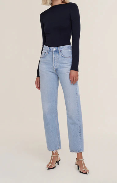 90's Mid Rise Loose Fit in Semi Tropic | AGOLDE