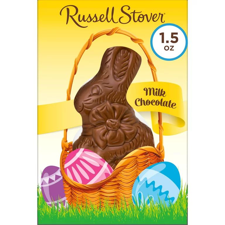 RUSSELL STOVER Easter Solid Milk Chocolate Easter Bunny, 1.5 oz. (1 Piece) | Walmart (US)