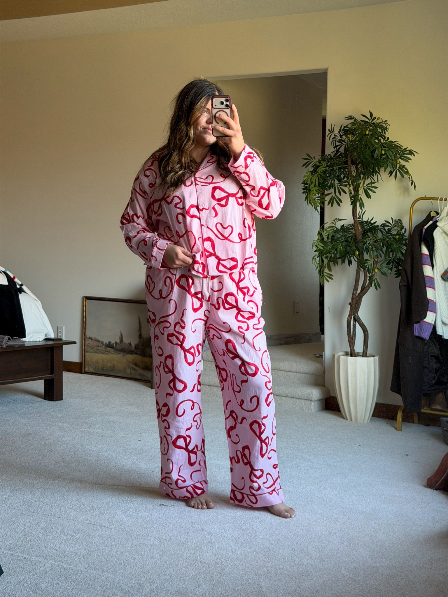 Holiday pajamas - fit true to size (don’t size up). 

#LTKSeasonal #LTKHoliday #LTKMidsize