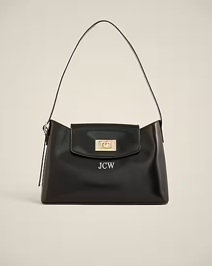 Edie shoulder bag in Italian leather | J. Crew US