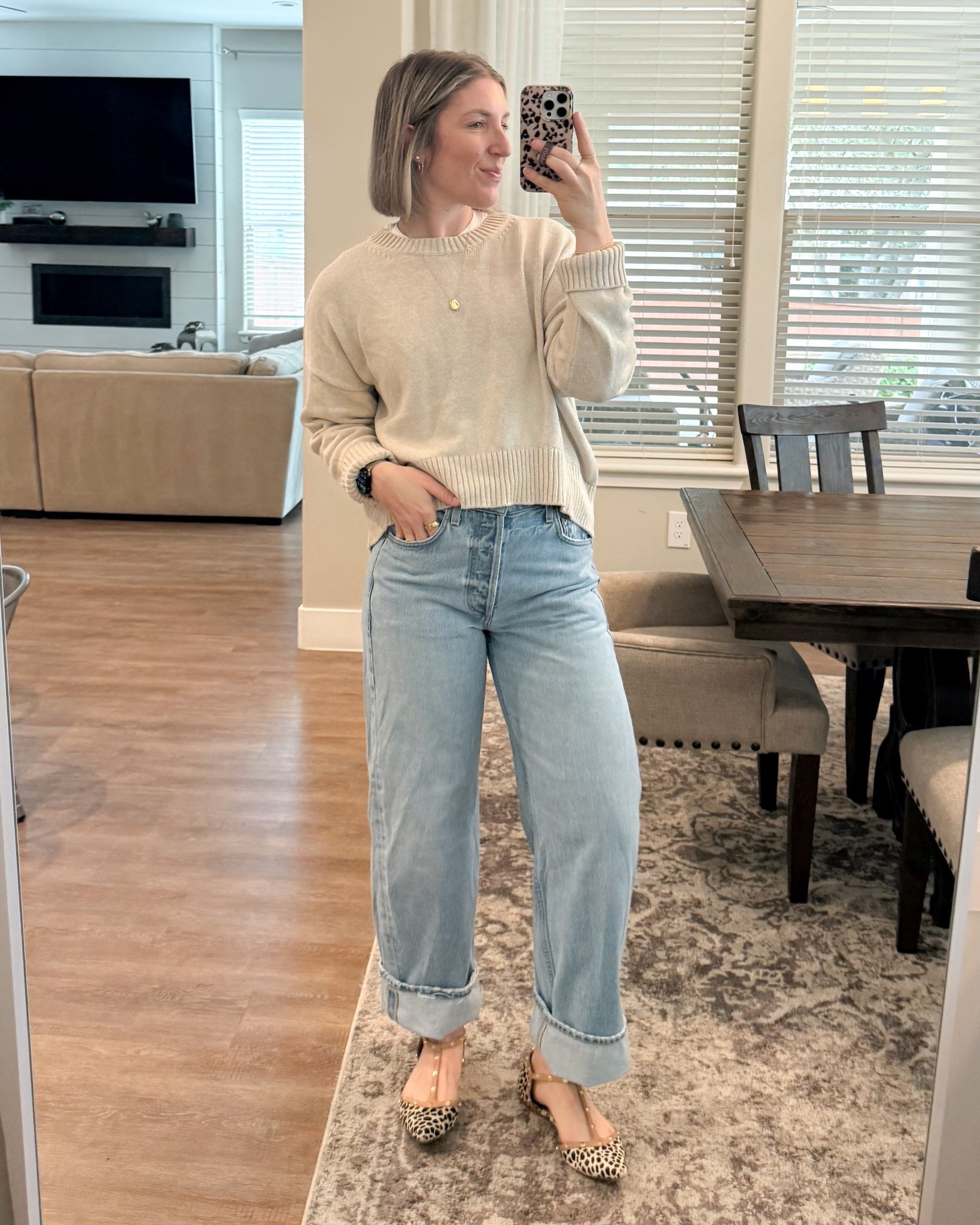 Easy 100% cotton sweater under $40 and ships free. Great spring transition!

#LTKSeasonal #LTKmomlife