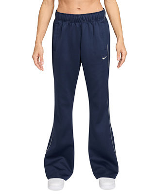 Nike Sportswear Women's Windrunner Mid-Rise Slim Knit Pants - Macy's | Macy's