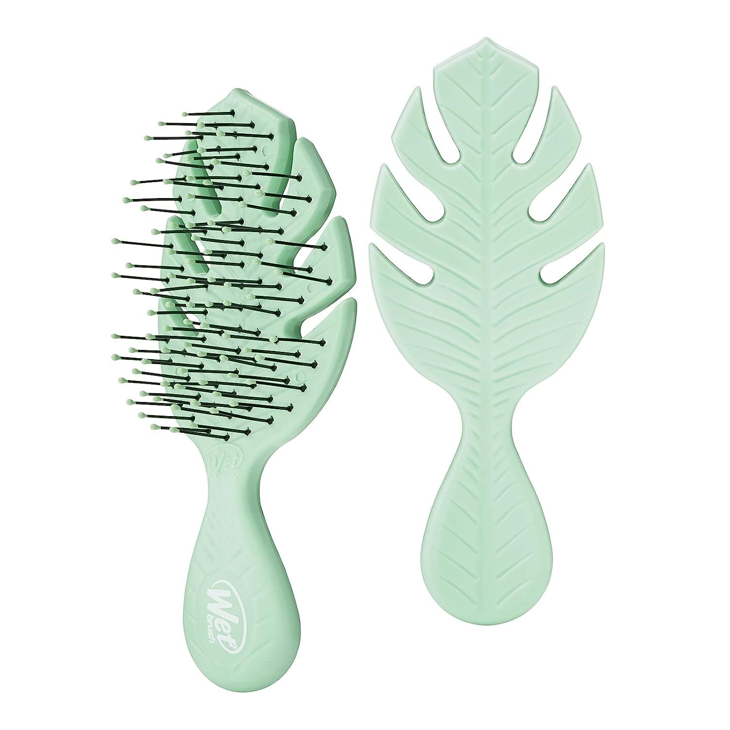 Wet Brush Go Green Mini Detangler, Green - Detangling Travel Hair Brush - Ultra-Soft IntelliFlex ... | Amazon (US)