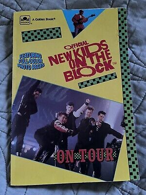 Vintage 1990 Official New Kids On The Block On Tour Justine Korman A Golden Book  | eBay | eBay US