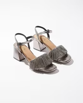 Beaded Fringe Heels | Chico's