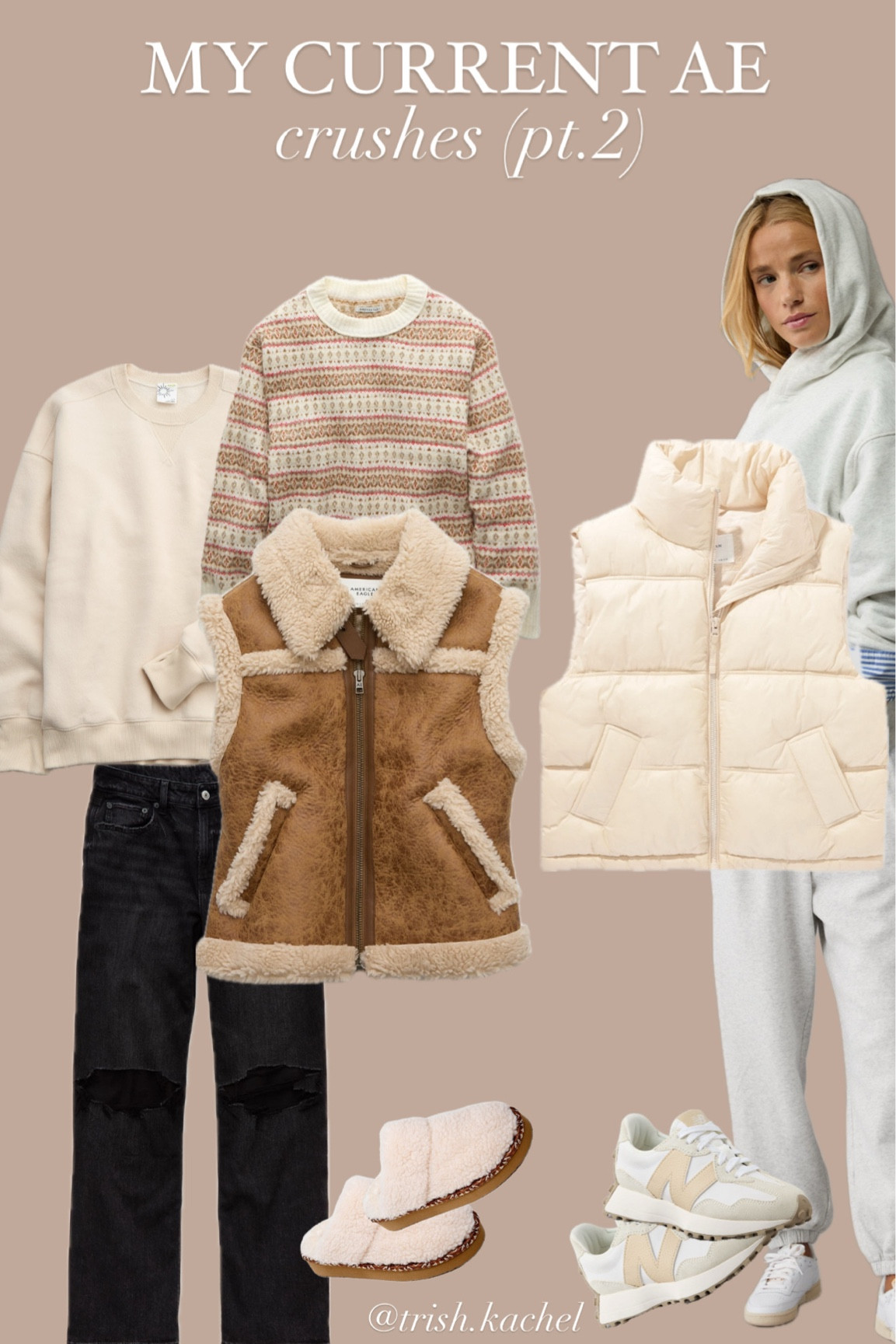 Such warm and cozy outfit ideas here for the cooler temps! Get your AE on and check these out! I love AE because I can always find something that fits and is so on trend and cozy! #ae #cozyoutfit #falloutfit #winteroutfit

#LTKOver40 #LTKMidsize #LTKSeasonal