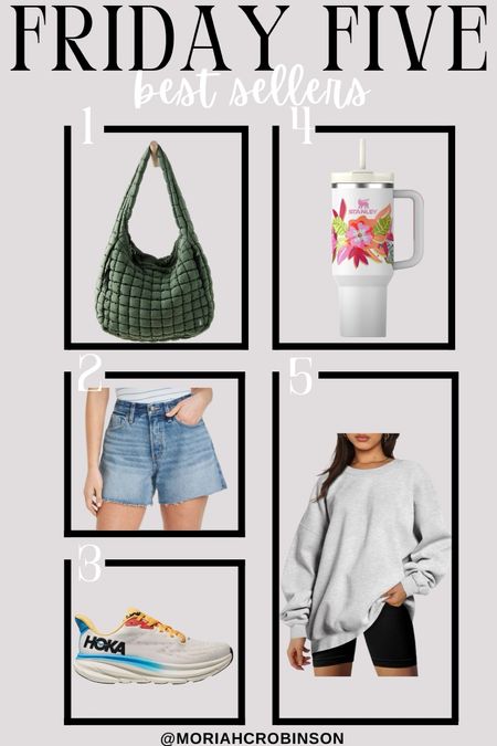 Friday Five - best sellers for this week!

Tumbler, quencher, target Jean shorts, sneakers, Stanley, Amazon fashionn

#LTKsalealert #LTKstyletip #LTKfindsunder50