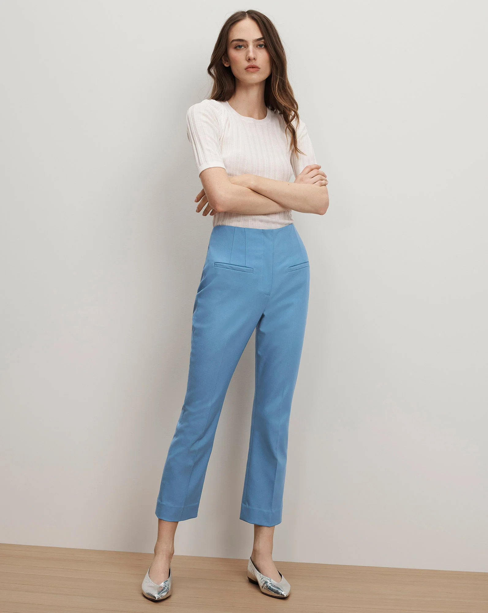 Kean Slim-Leg Pant | Veronica Beard