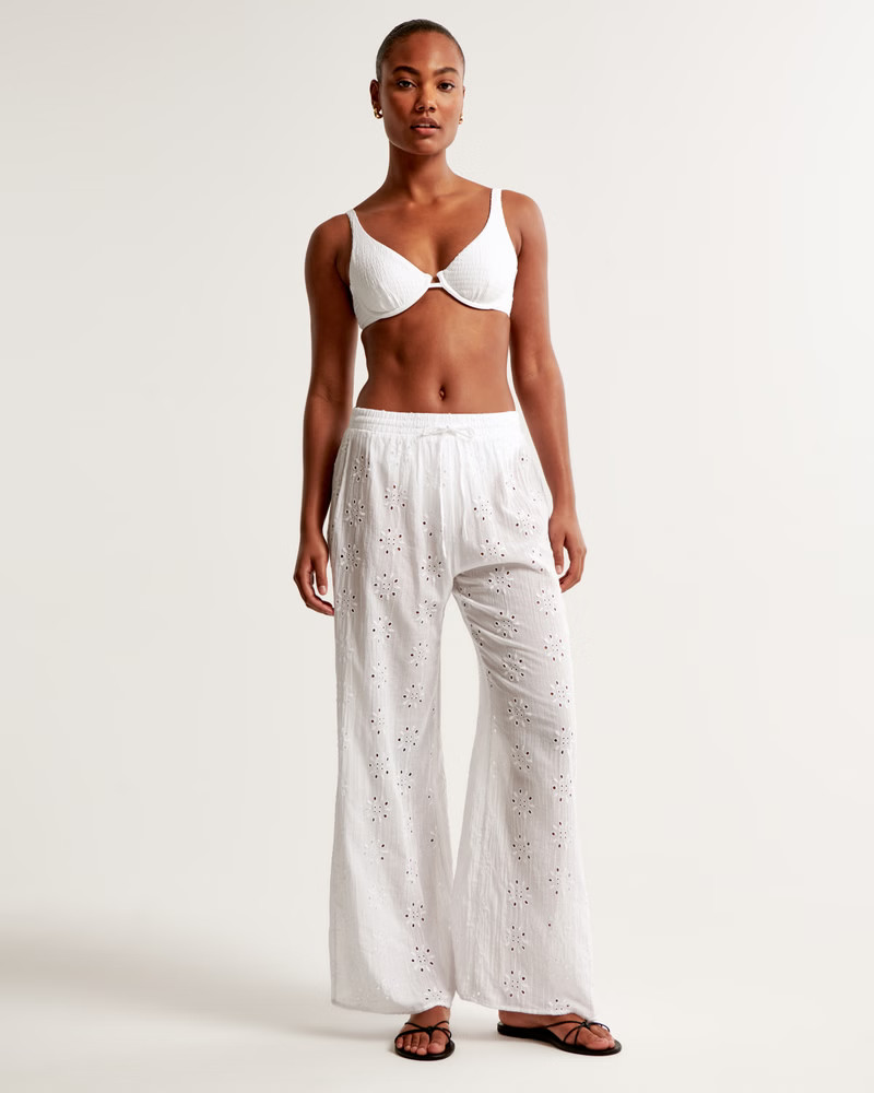Gauzy Beach Coverup Pant | Abercrombie & Fitch (US)