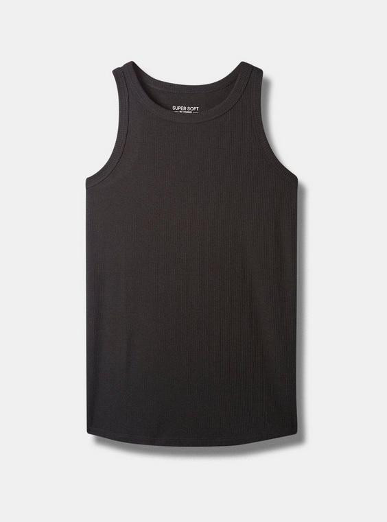 Super Soft Rib High Neck Tank Top | Torrid (US & Canada)