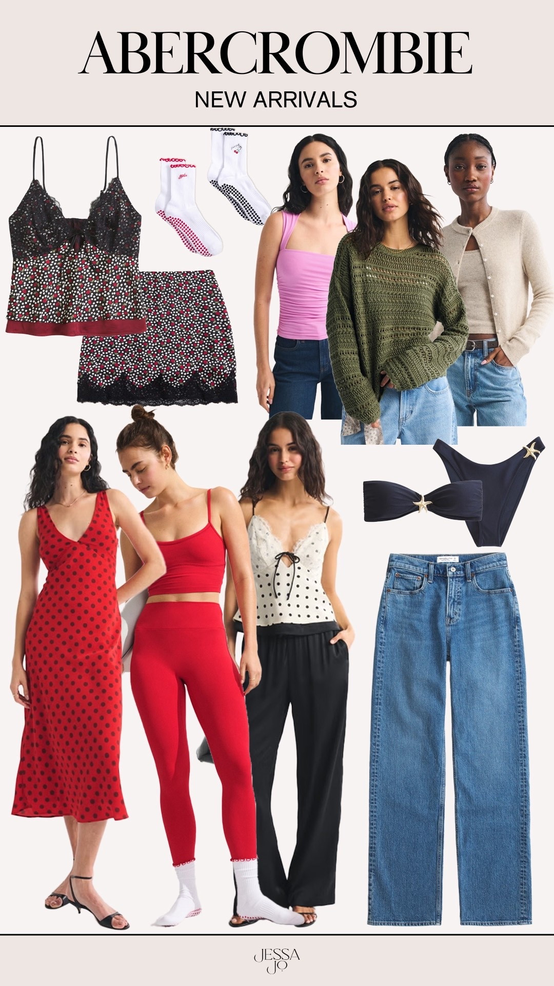 Abercrombie new arrivals. Abercrombie winter style. Abercrombie spring style. Valentine’s Day dress. Red active matching set. Abercrombie denim. Abercrombie swim  

#LTKSeasonal #LTKFindsUnder100 #LTKFindsUnder50