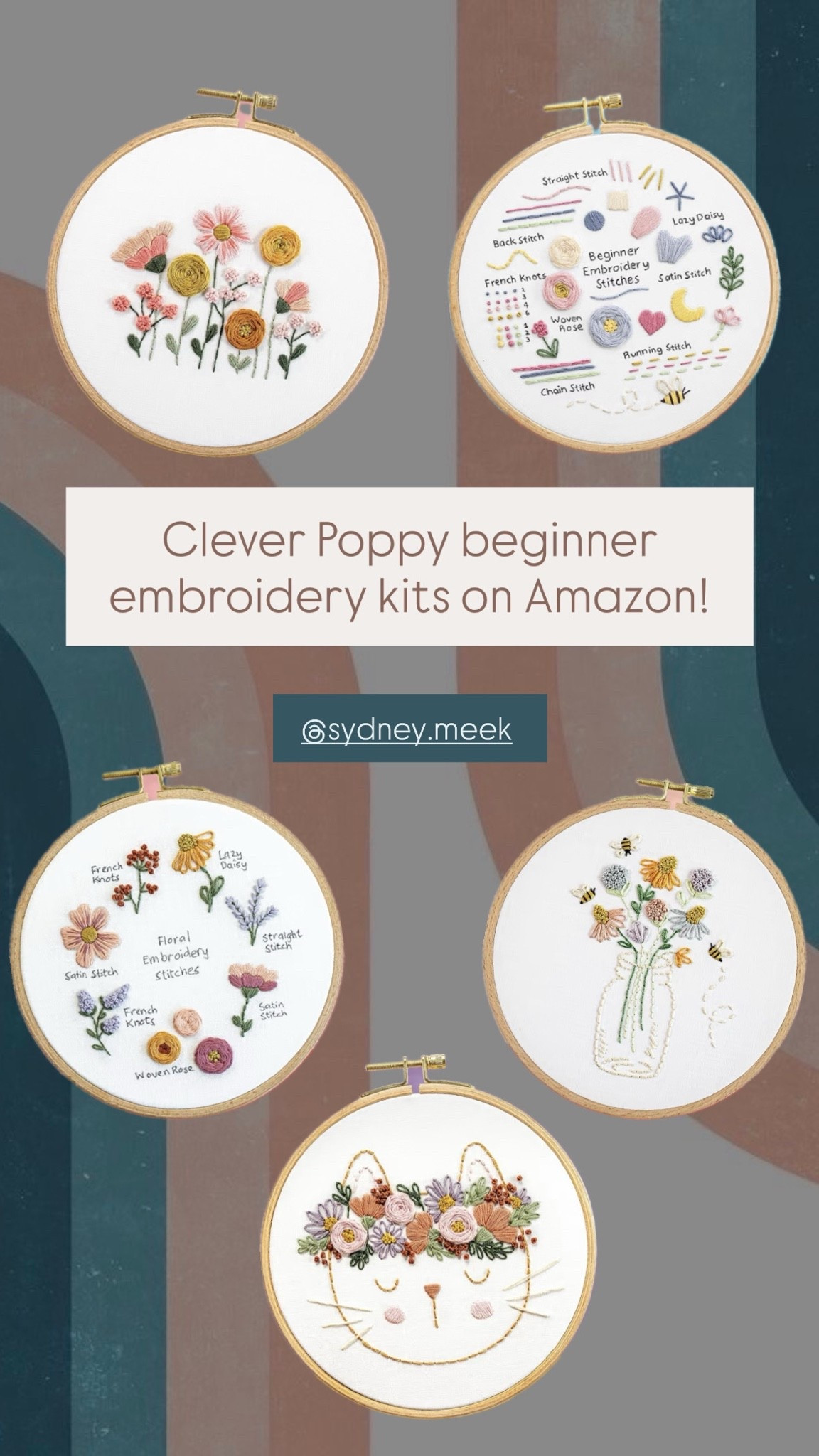 Calling all wannabe crafty gals! These embroidery kits are perfect for beginners & have all the supplies you need 🪡😍

#LTKselfcare #LTKKids #LTKdayinmylife
