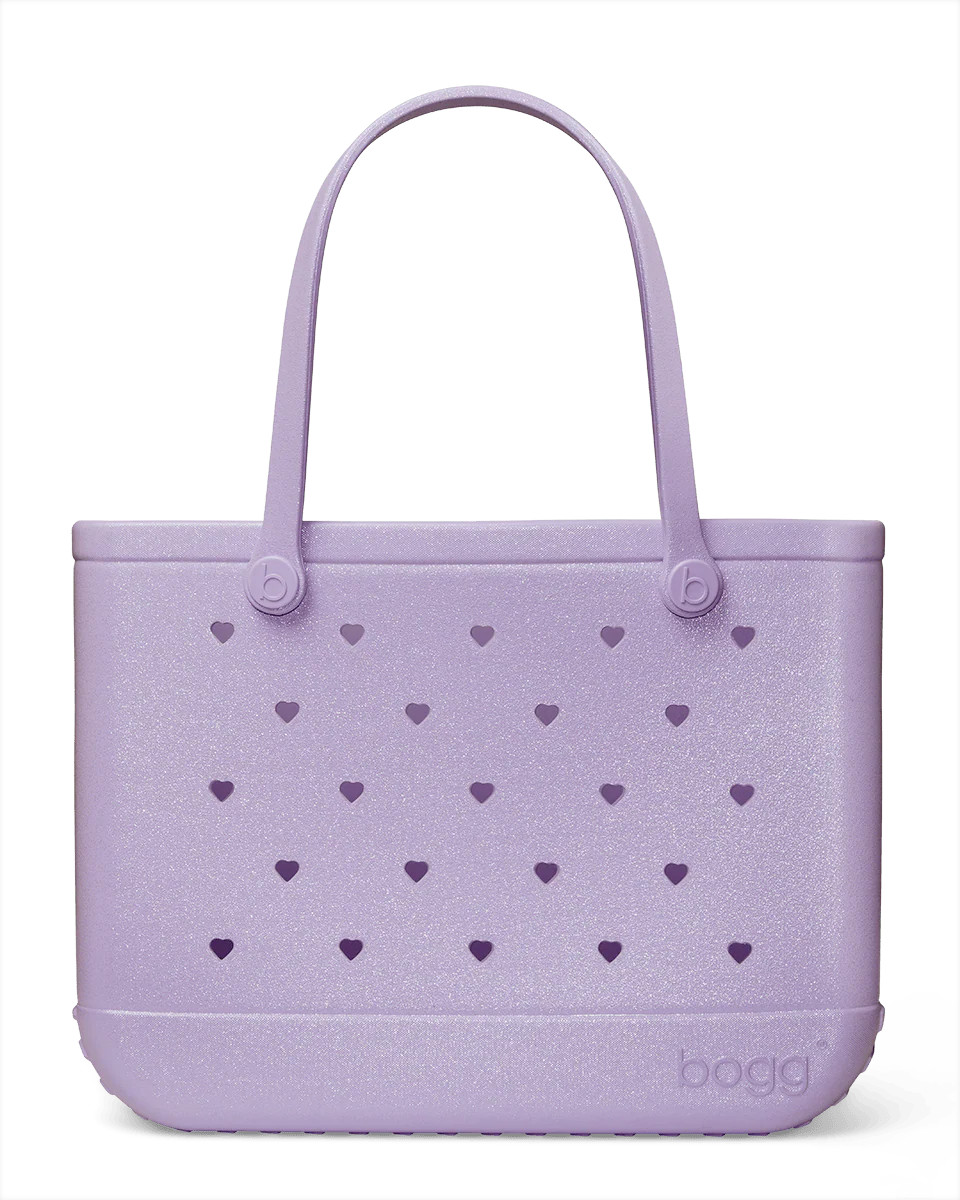 Original Bogg® Bag - Heart Shimmer LILAC | Bogg Bag
