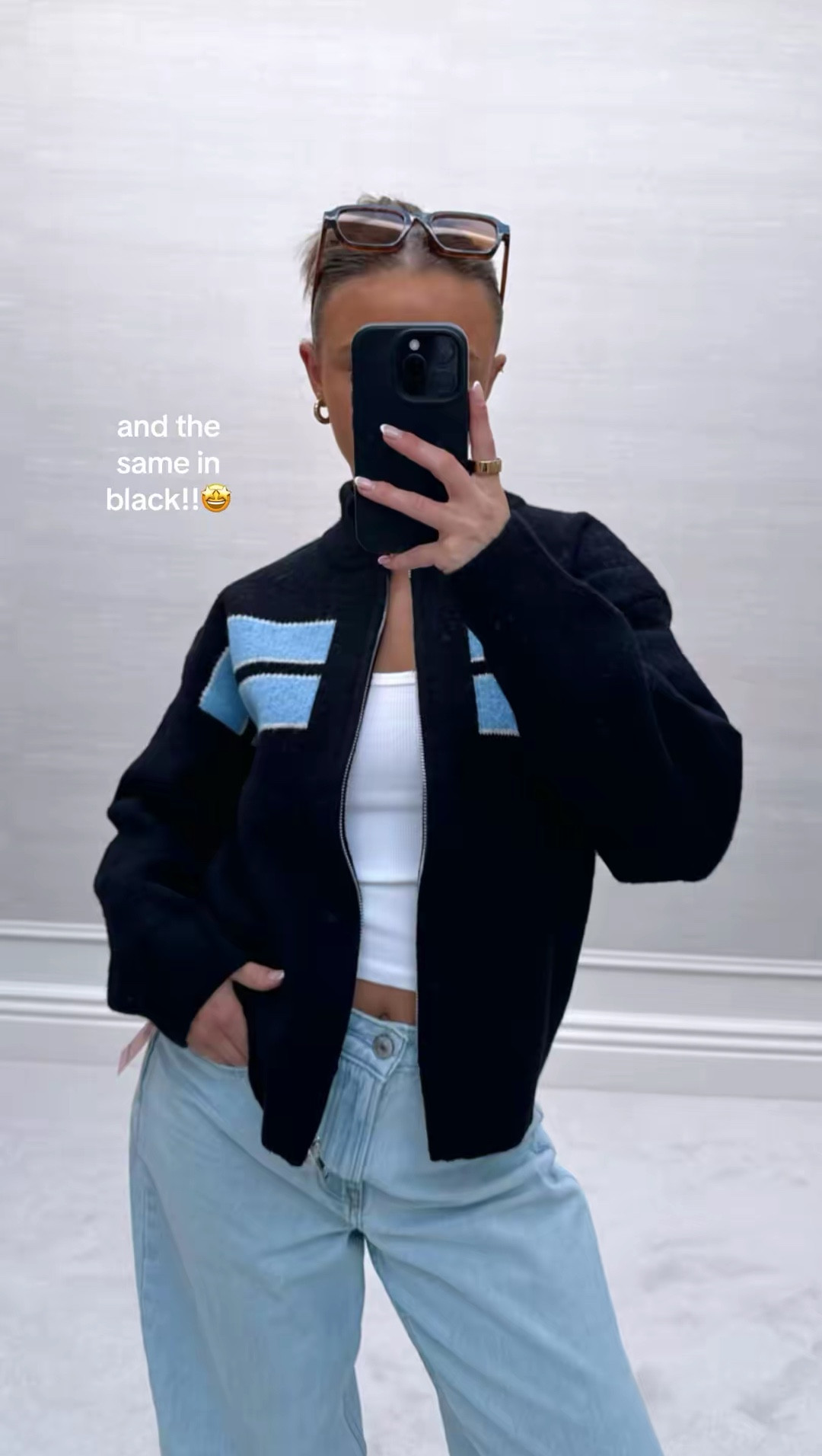 new in plt try on haul 🦋✨

Pinterest style outfit inspo ideas summer spring TikTok casual easy basic neutral ootd wishlist faves petite pretty little thing knitwear knit cardi cardigan zip black stripe blue funnel neck 

#LTKstyletip #LTKspring #LTKuk