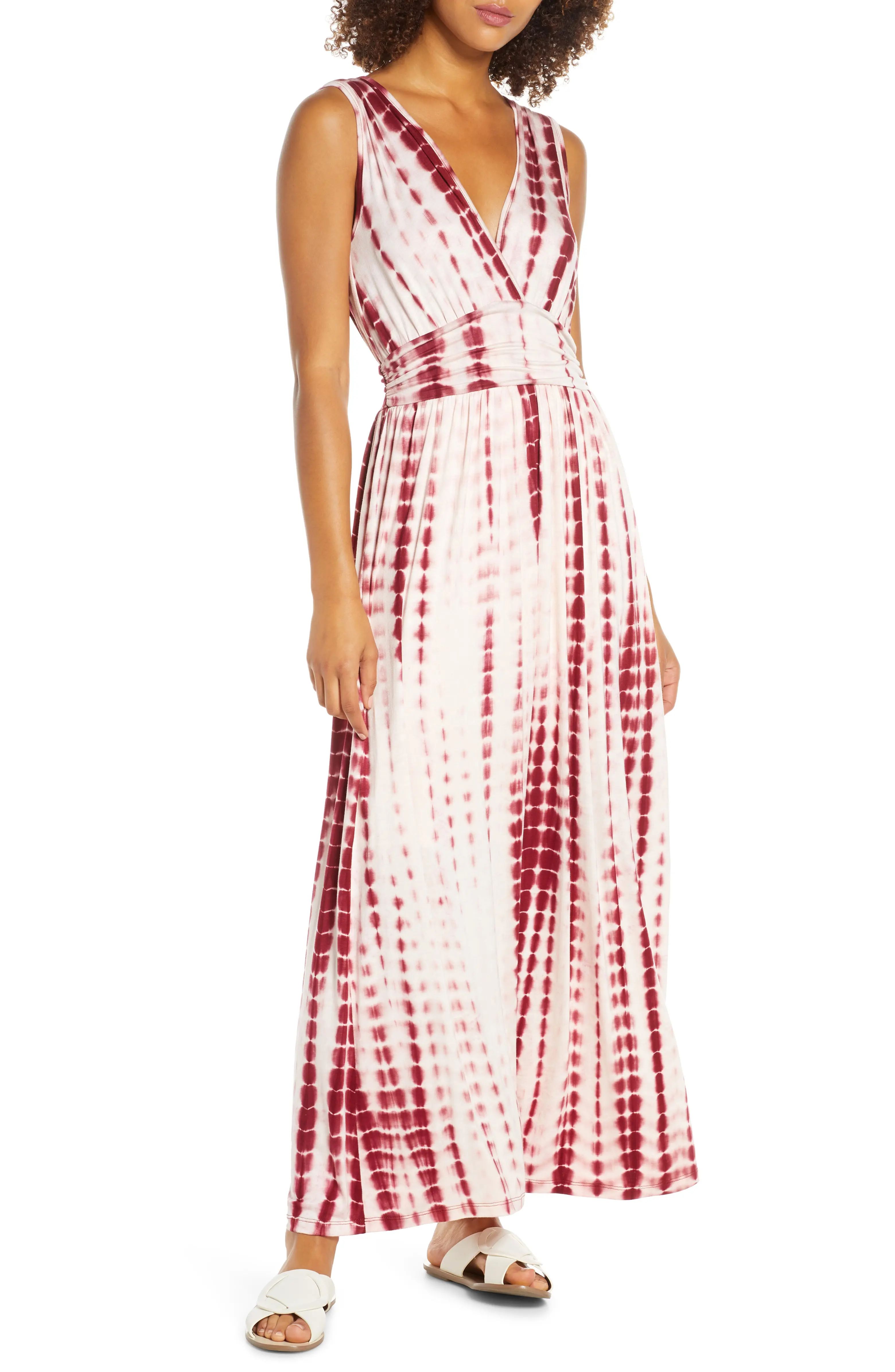 Tie Dye Ombré Jersey Maxi Dress | Nordstrom