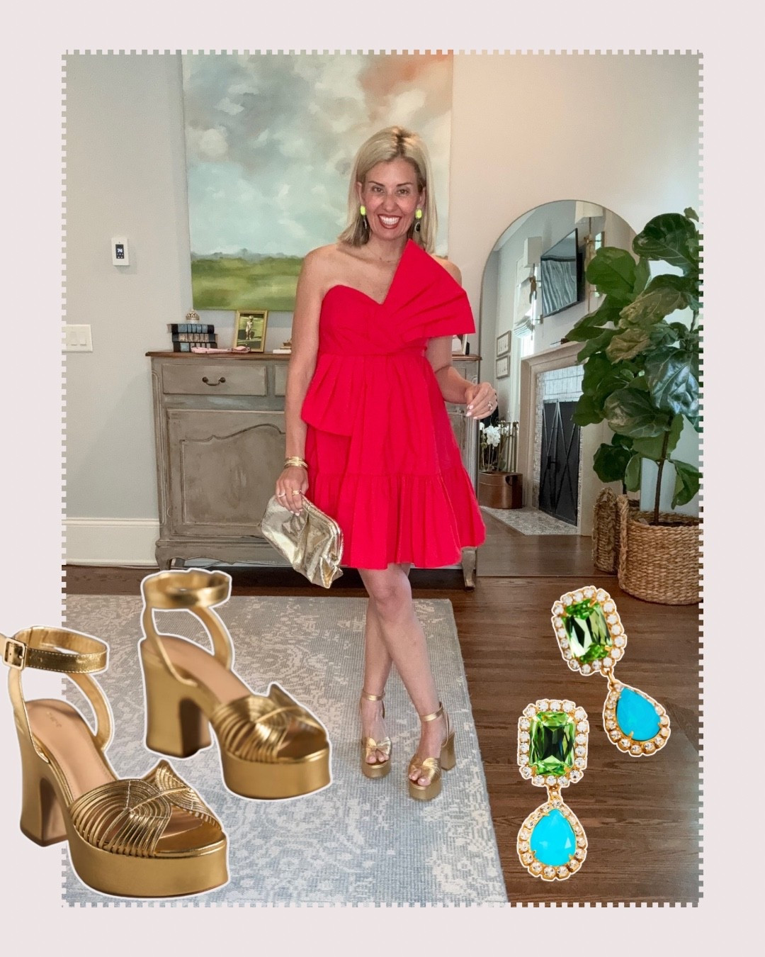 Pro tip....take a dress in your closet & style it completely different. This is such a yes look! I'm wearing a size 2 dress and 8 heel tts. 

*Use code Catherine20 at A+B

#LTKmomlife #LTKSeasonal #LTKPetite