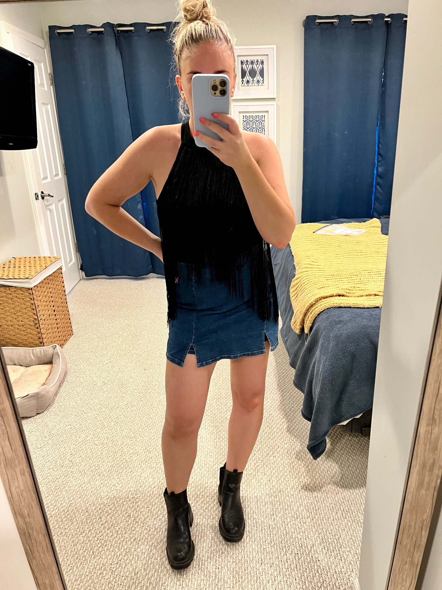 Festival or concert outfit from Amazon. 
Lollapalooza outfit. Skirt has stretch to it. Wearing a large in bodysuit, runs sma

#LTKSeasonal #LTKFind #LTKstyletip