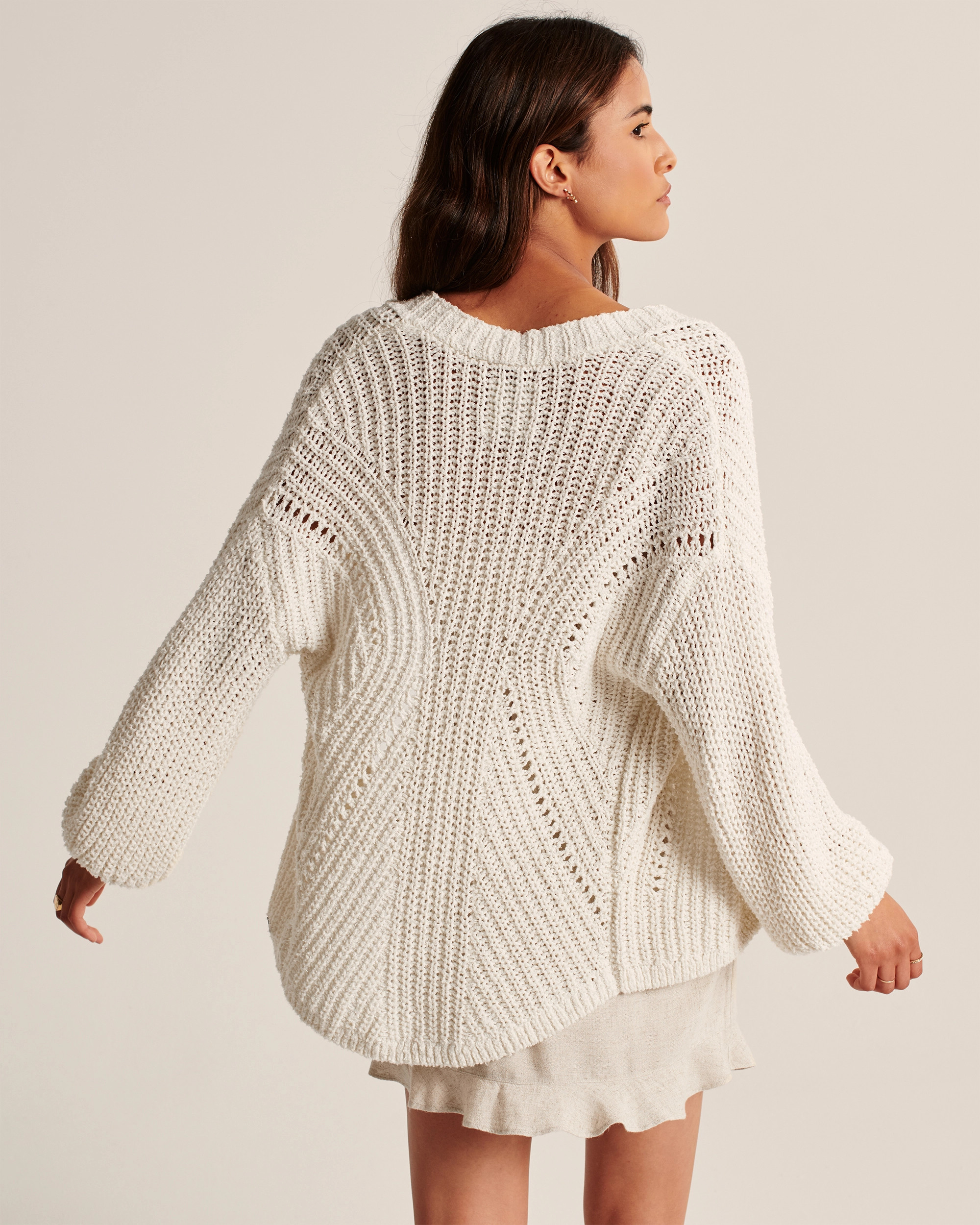 Puff Sleeve Cardigan | Abercrombie & Fitch (US)