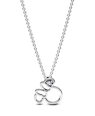 Minnie Mouse Silhouette Collier Necklace | Macy's