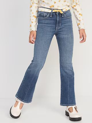 High-Waisted Built-In Tough Flare Jeans for Girls | Old Navy (US)