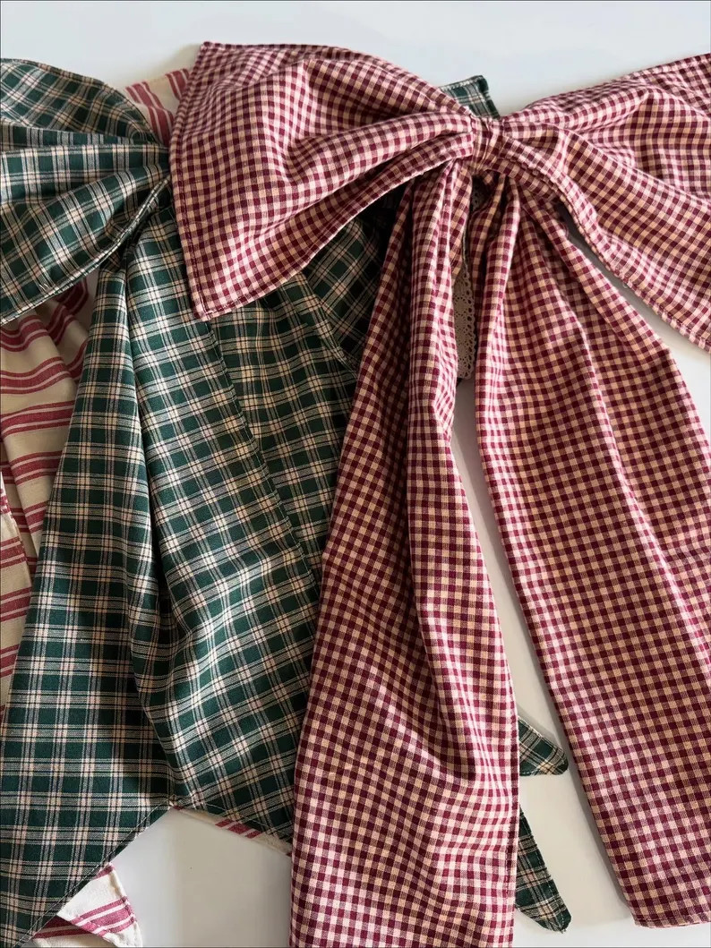 CHRISTMAS HEIRLOOM BOW, Door, Chair, Mantle or Wreath Bows - Etsy | Etsy (US)