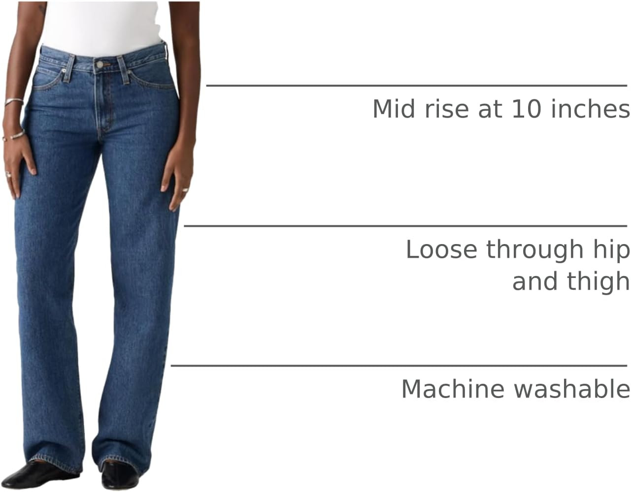 Levi's Women's 94 Baggy Jeans (Also Available in Plus) | Amazon (US)