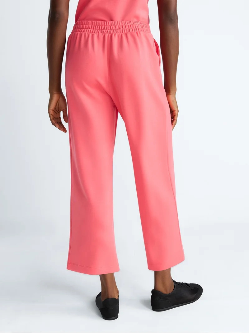 Scoop Women's and Women's Plus Scubaknit Cropped Seamed Pants, 24'' Inseam, Sizes XS-4X | Walmart (US)