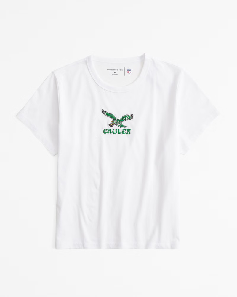 Short-Sleeve Philadelphia Eagles Graphic Skimming Tee | Abercrombie & Fitch (US)