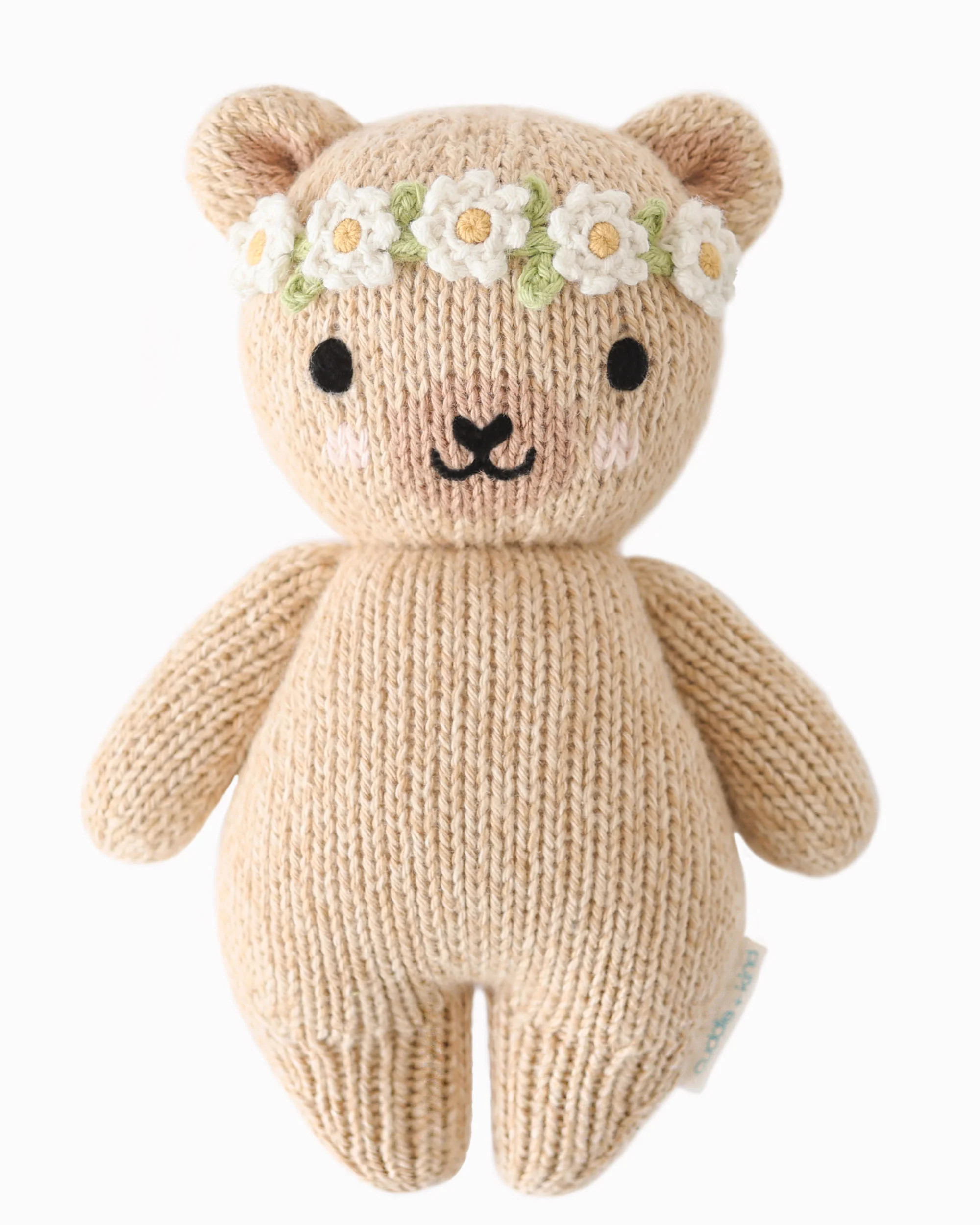 Baby honey bear (ivory floral) | cuddle+kind