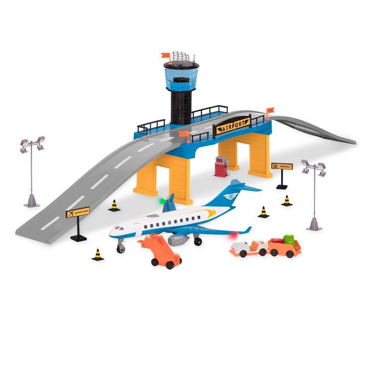 DRIVEN – Airport Playset with Toy Airplane (32pc) – Micro Series | Target