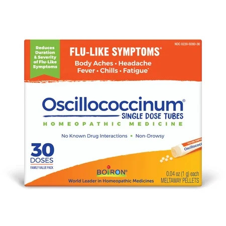 Boiron Oscillococcinum Homeopathic Medicine for Flu-Like Symptoms, 30 Doses | Walmart (US)