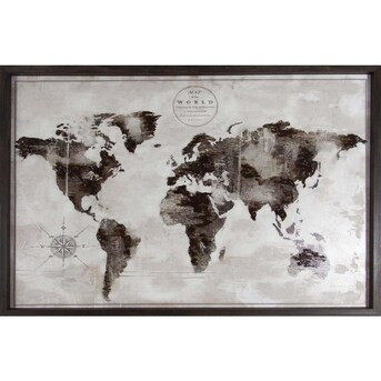 Framed 22-in H x 34-in W Travel MDF Print | Lowe's