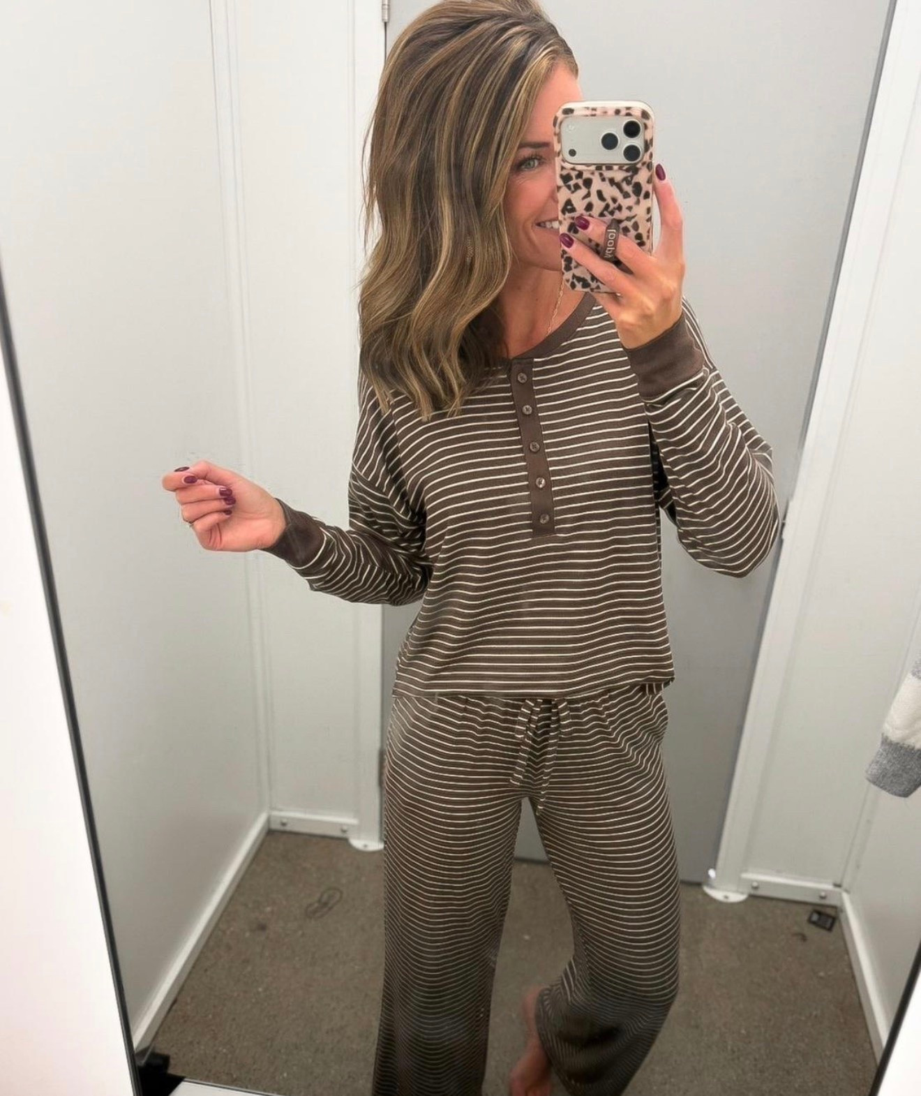 New pjs at Walmart. If you haven’t tried this line you need to. Great quality, affordable price points. 
Wearing size small in both pieces

#LTKOver40