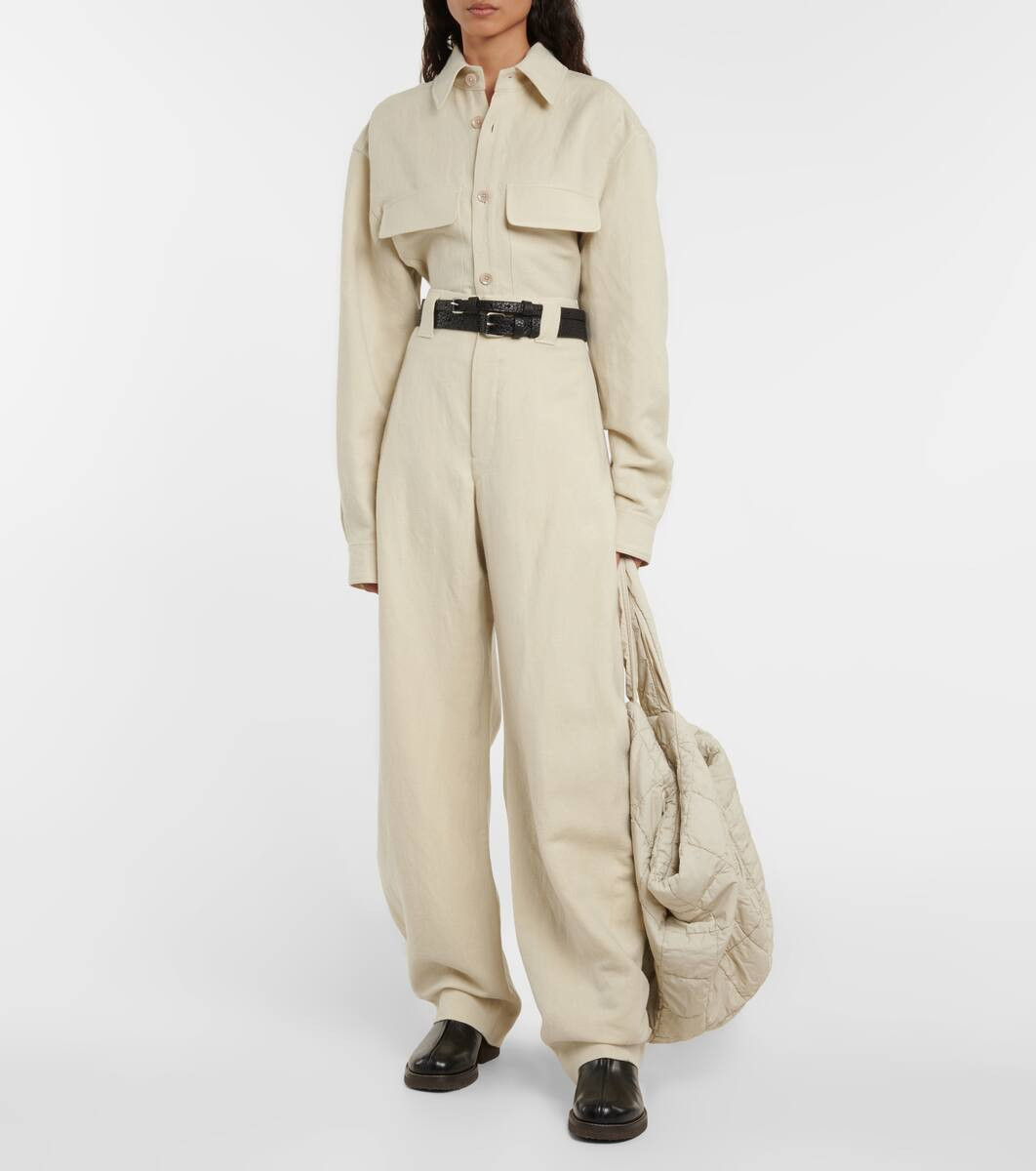 Curved linen and wool pants | Mytheresa (US/CA)