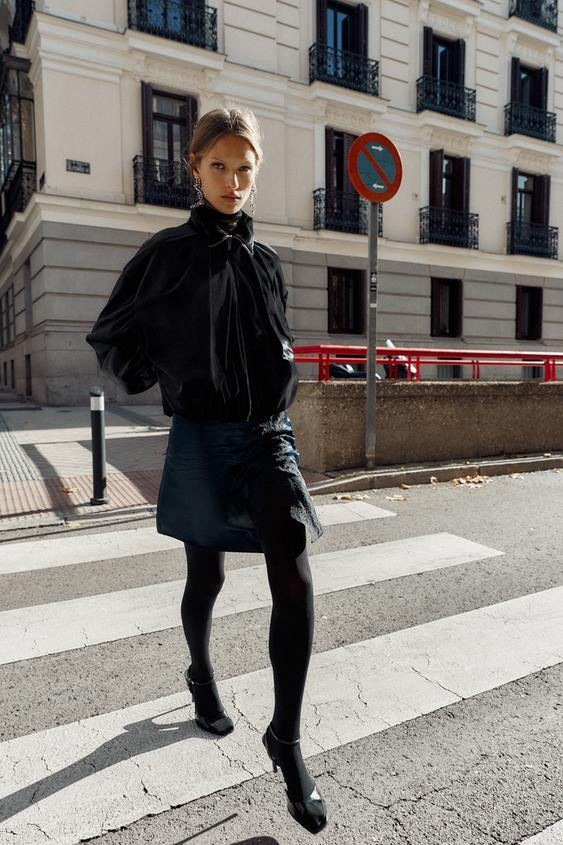 VELVET BOMBER JACKET | Zara US