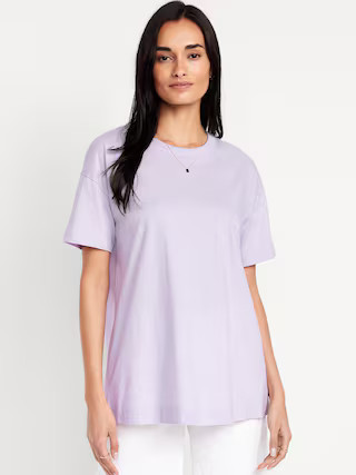 Oversized EveryWear Tunic T-Shirt | Old Navy (US)