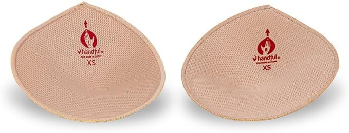 Handful Lights Out Thick Bra Pad Inserts for Sports Bras, Mastectomy Bras, and Swimsuit Tops | Amazon (US)