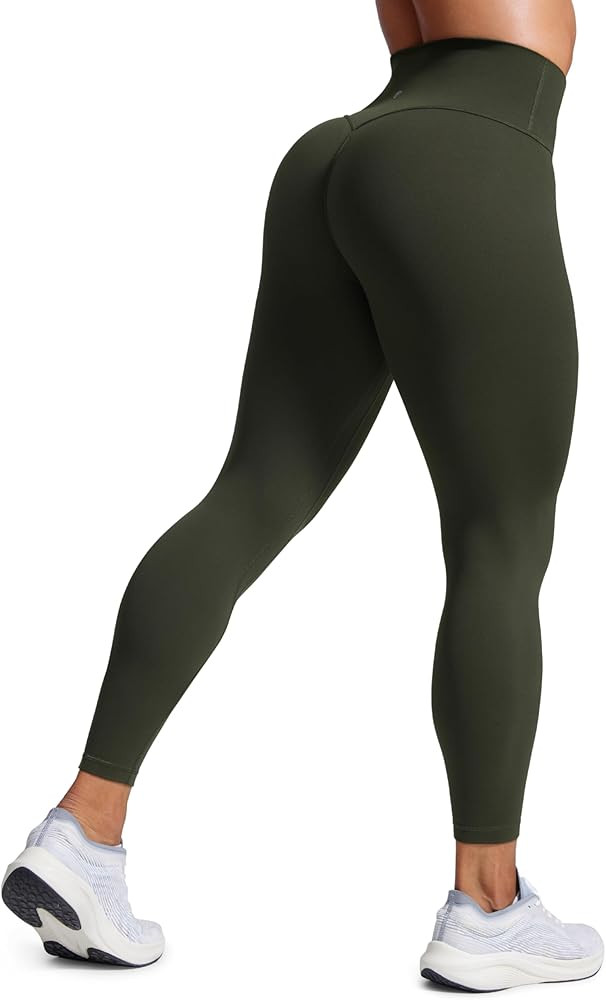 CRZ YOGA Secretsculpt Womens Butterlift Scrunch Butt Workout Leggings 25" - No Front Seam High Wa... | Amazon (US)