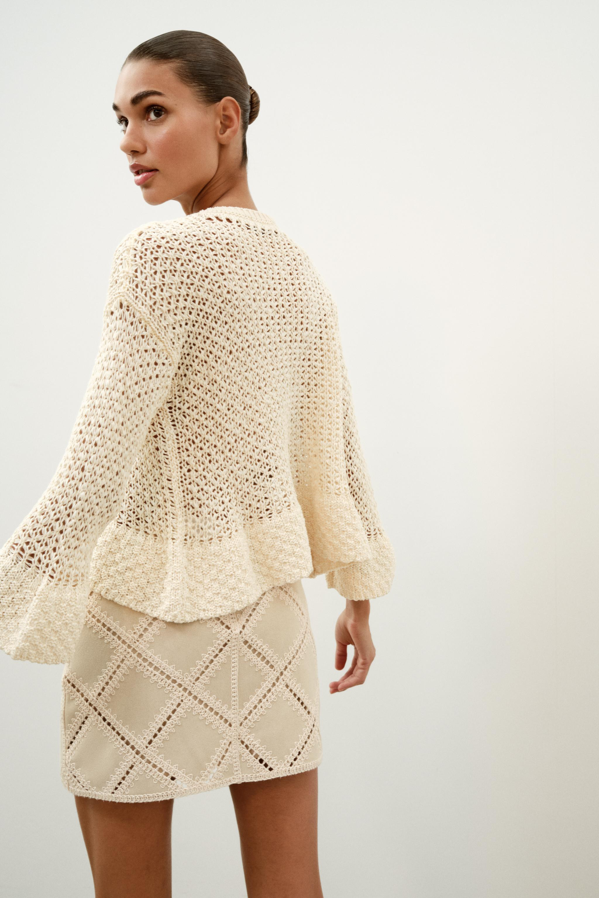 CROCHET PATCHWORK SKIRT | Zara US